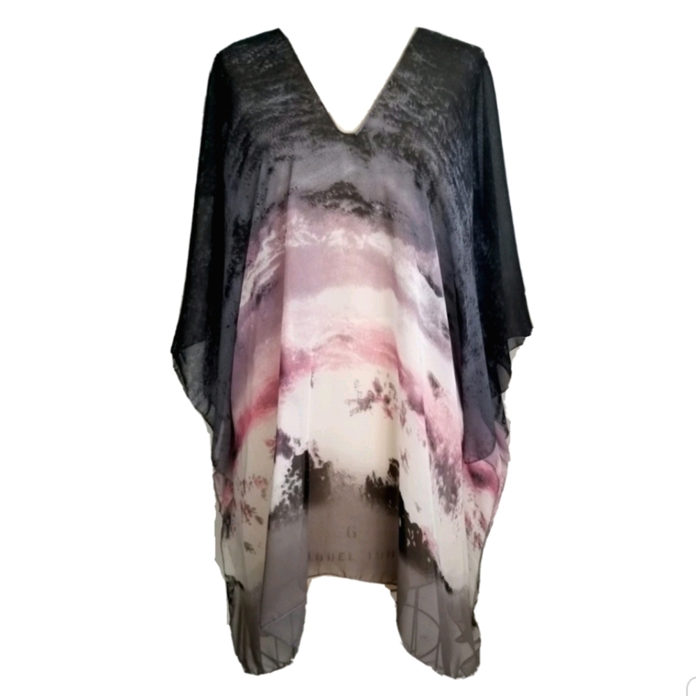 NWT V-neck Tunic Coverup 1 size fits most